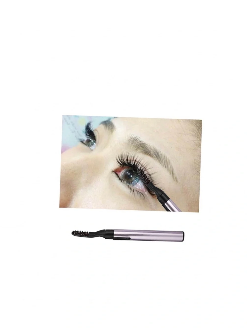 Brookstone Eyelash Curler - White and Gold Accent